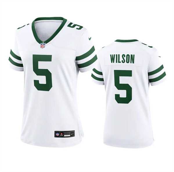 Women's New York Jets #5 Garrett Wilson White 2024 Stitched Jersey Dzhi,We sell and wholesale Women's New York Jets #5 Garrett Wilson White 2024 Stitched Jersey Dzhi on line form chian!